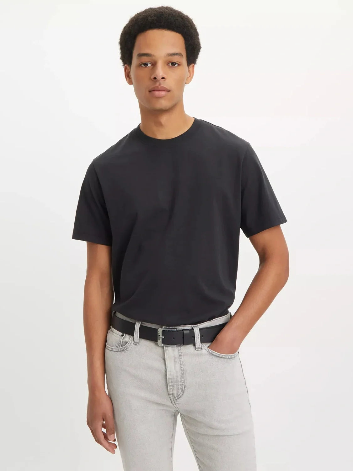 Ceinture Levi's noire en cuir