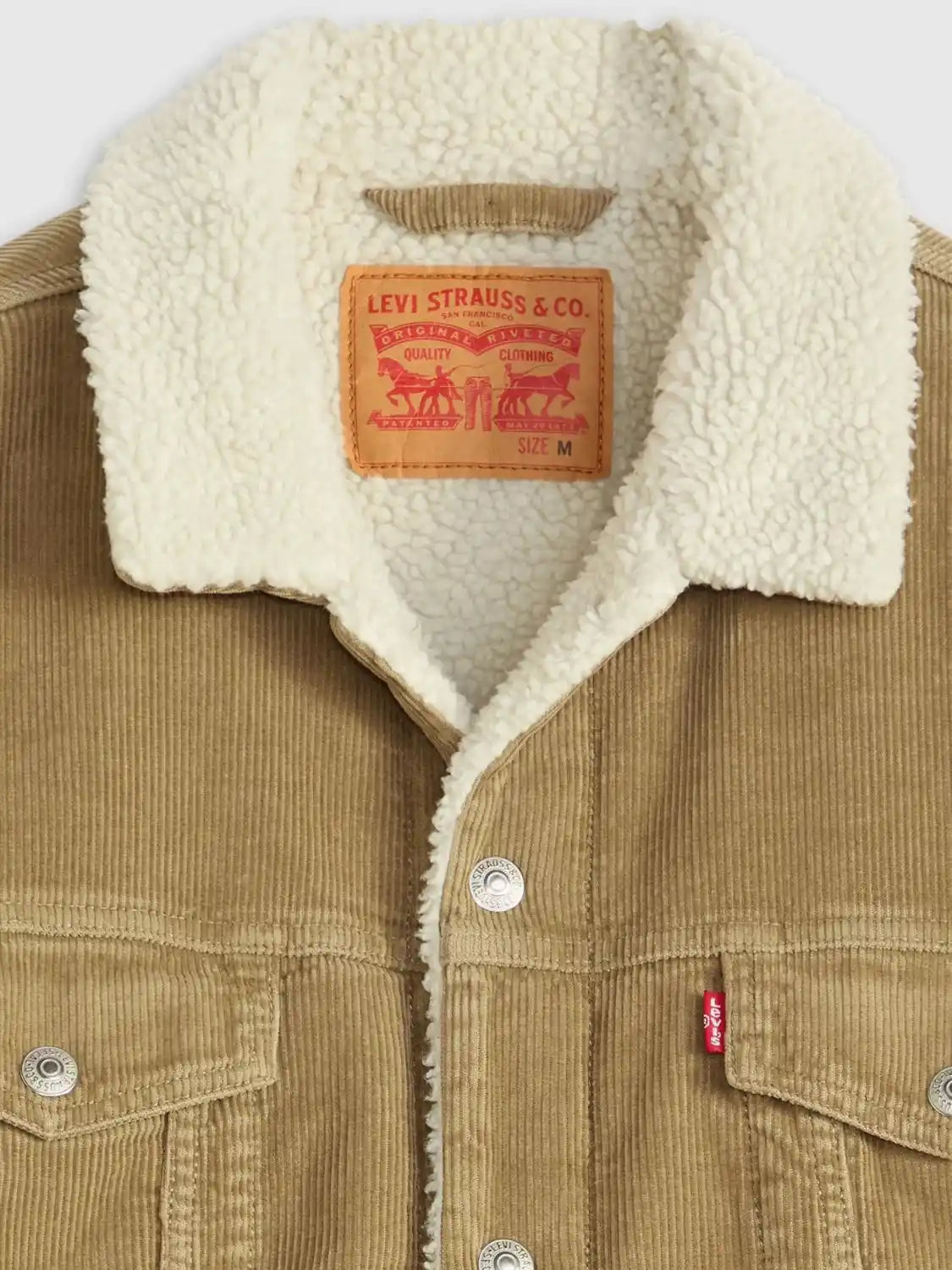 Veste sherpa Levi's beige