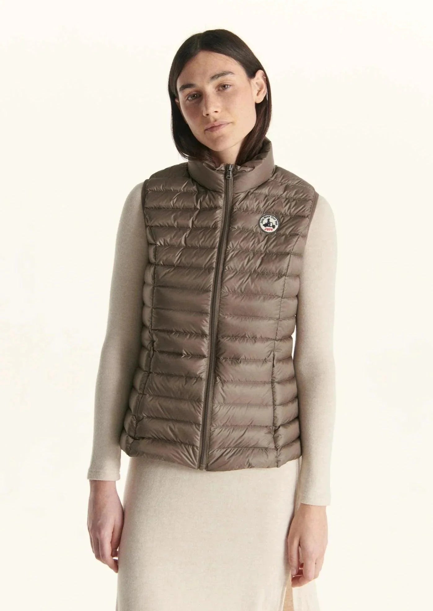Doudoune sans manches JOTT marron