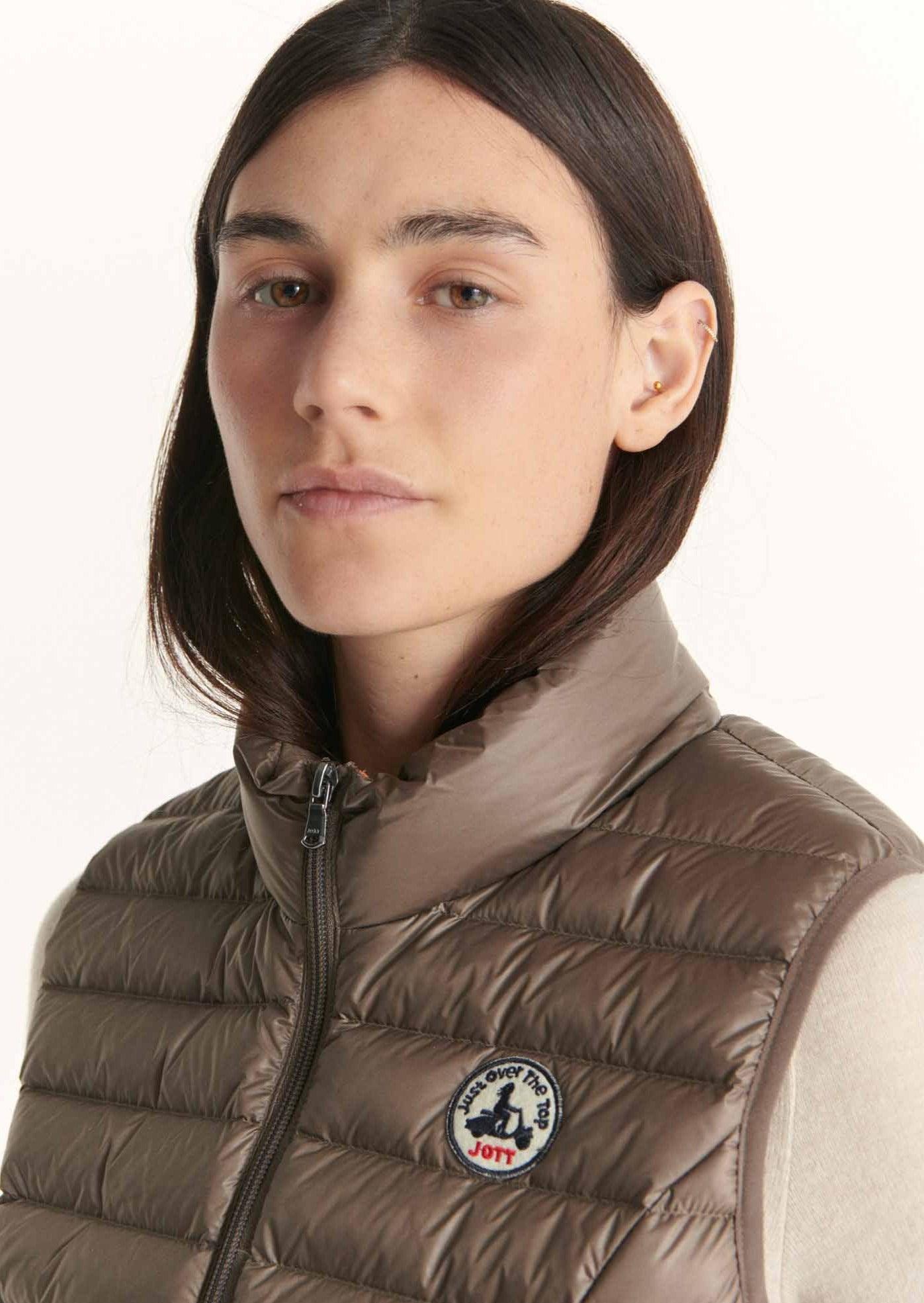 Doudoune sans manches JOTT marron