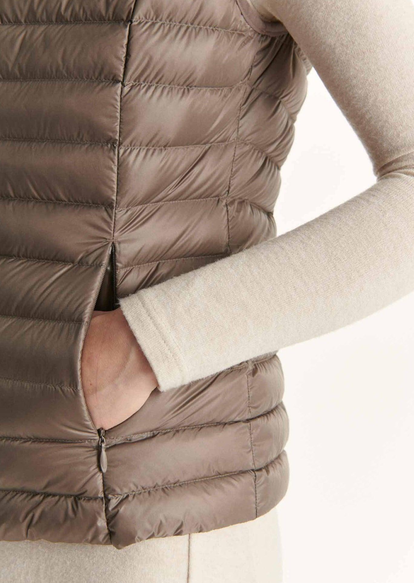 Doudoune sans manches JOTT marron