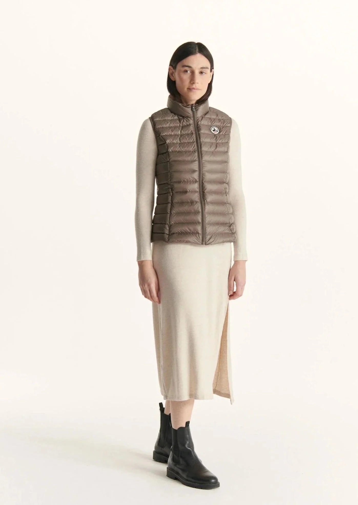 Doudoune sans manches JOTT marron