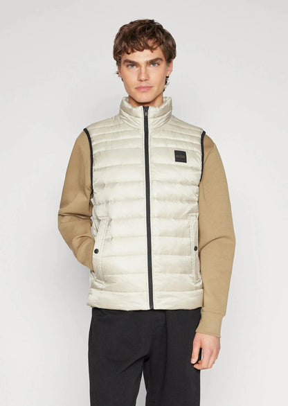 Doudoune sans manches BOSS beige