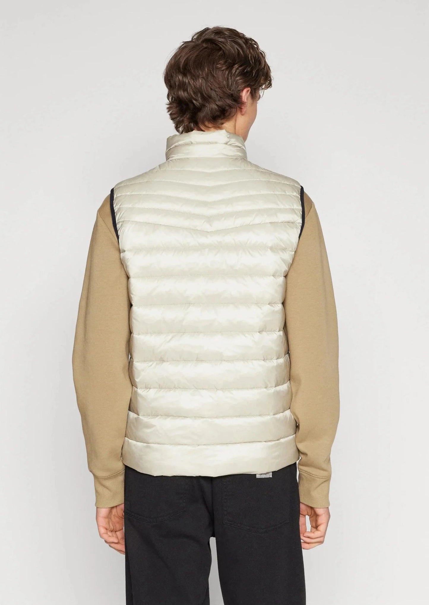 Doudoune sans manches BOSS beige