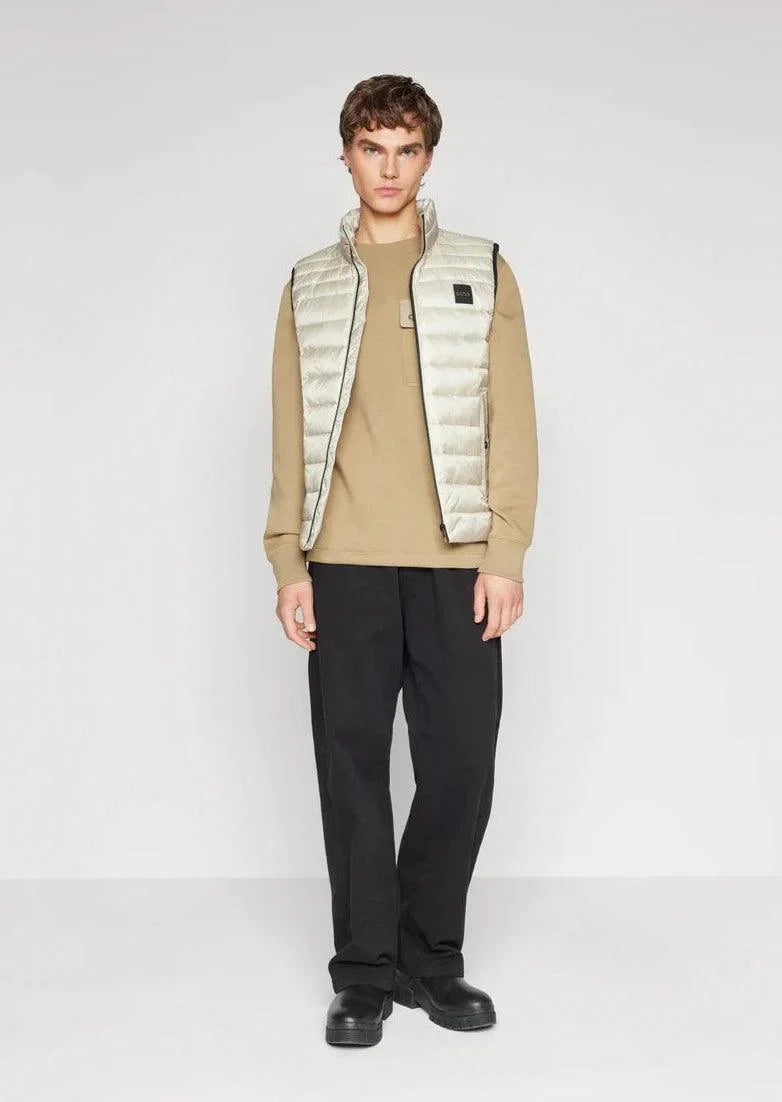 Doudoune sans manches BOSS beige