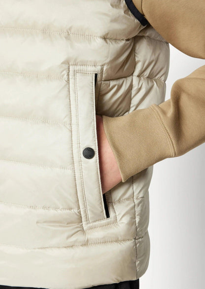 Doudoune sans manches BOSS beige