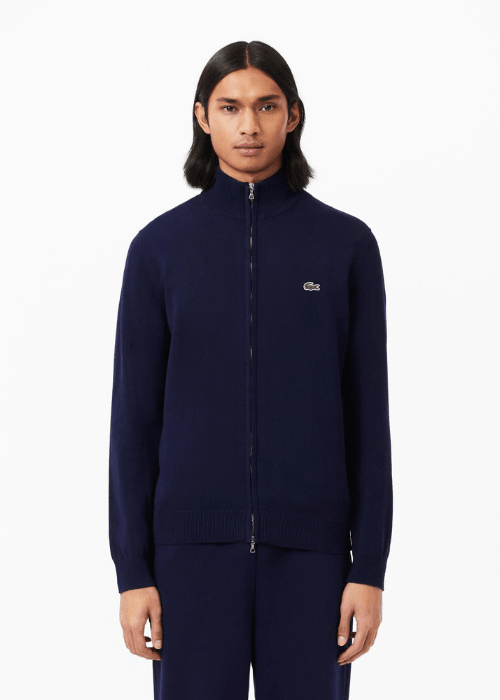 Gilet zippé Lacoste marine