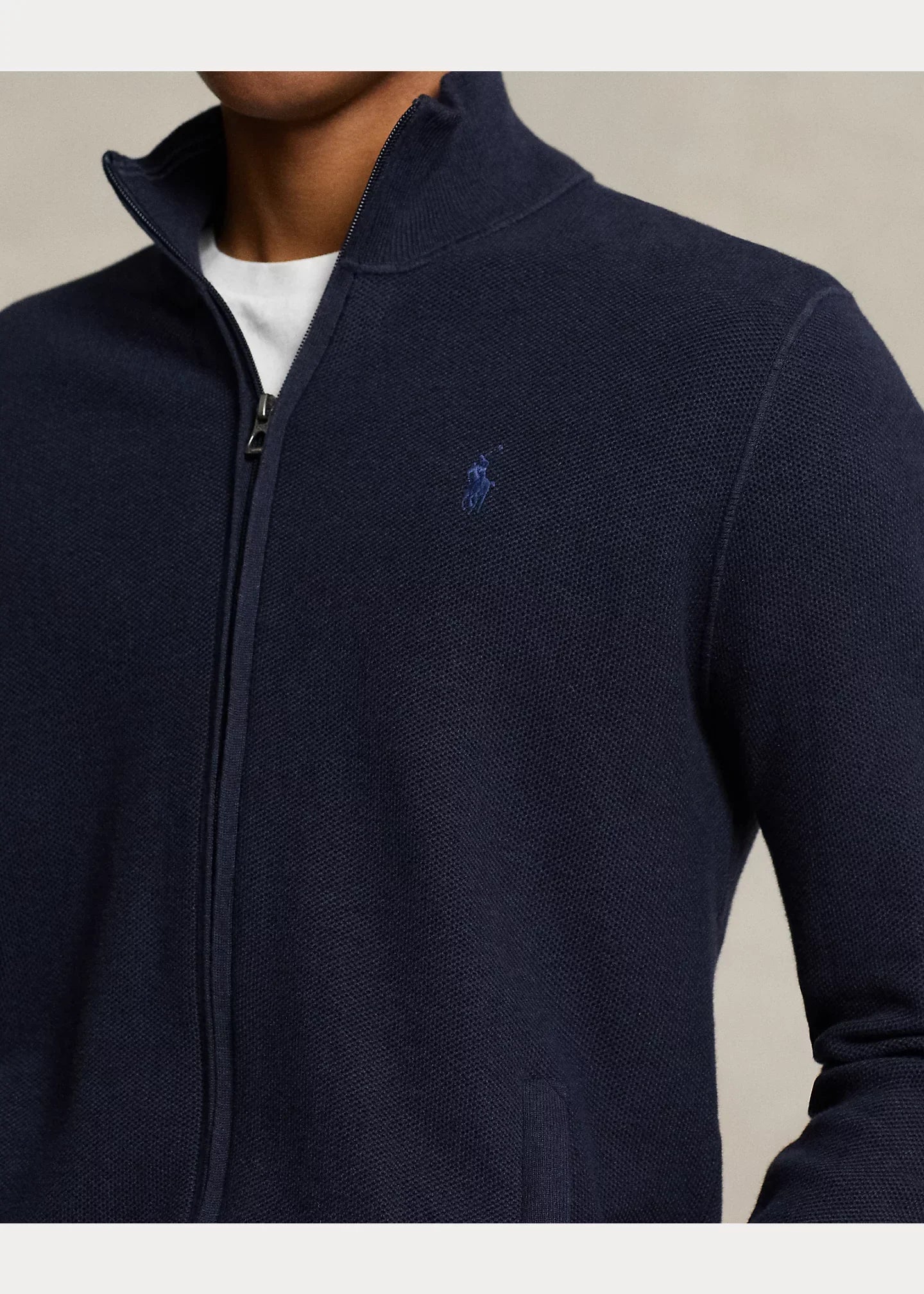 Gilet zippé Ralph Lauren marine