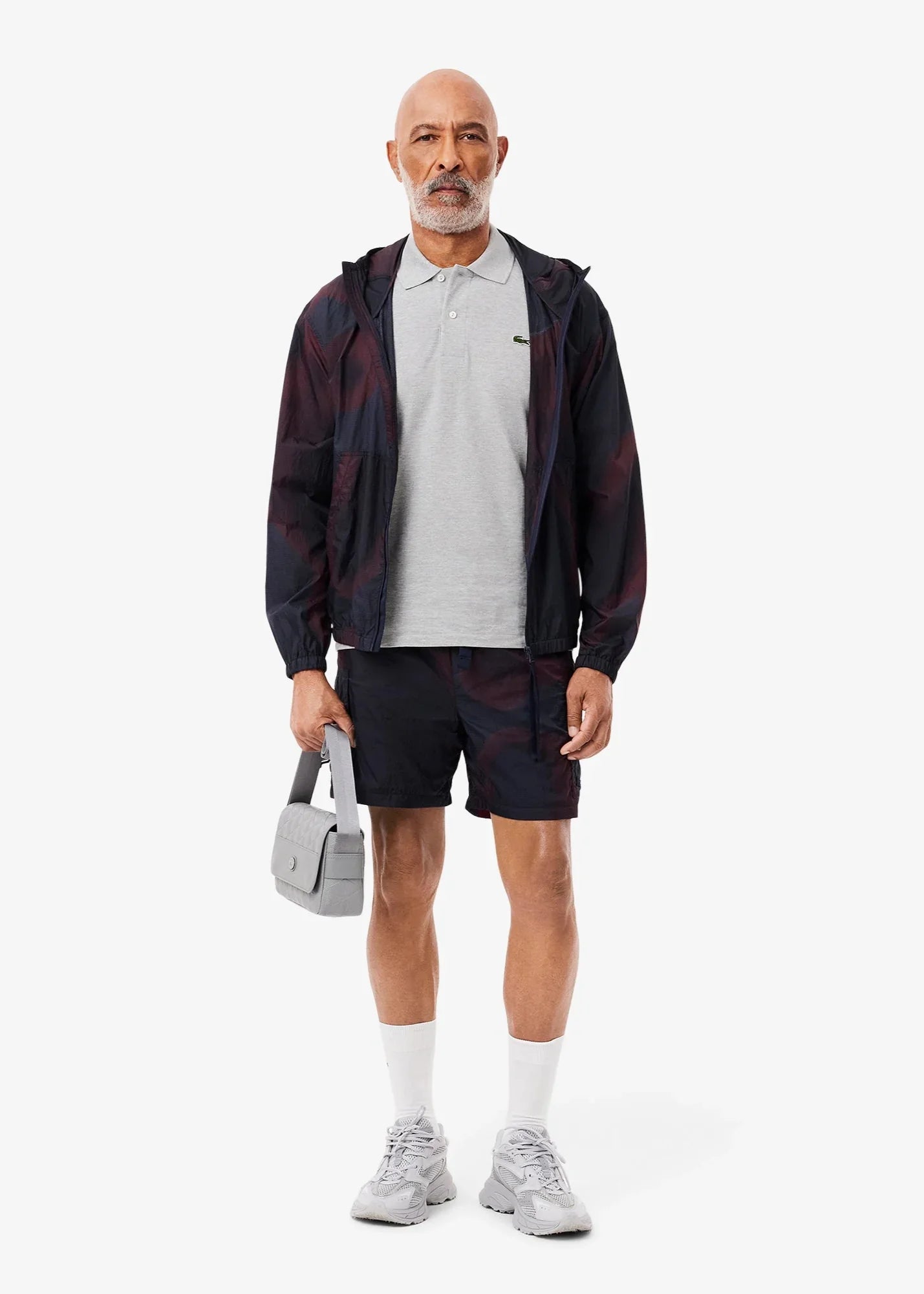 Polo Lacoste gris chiné