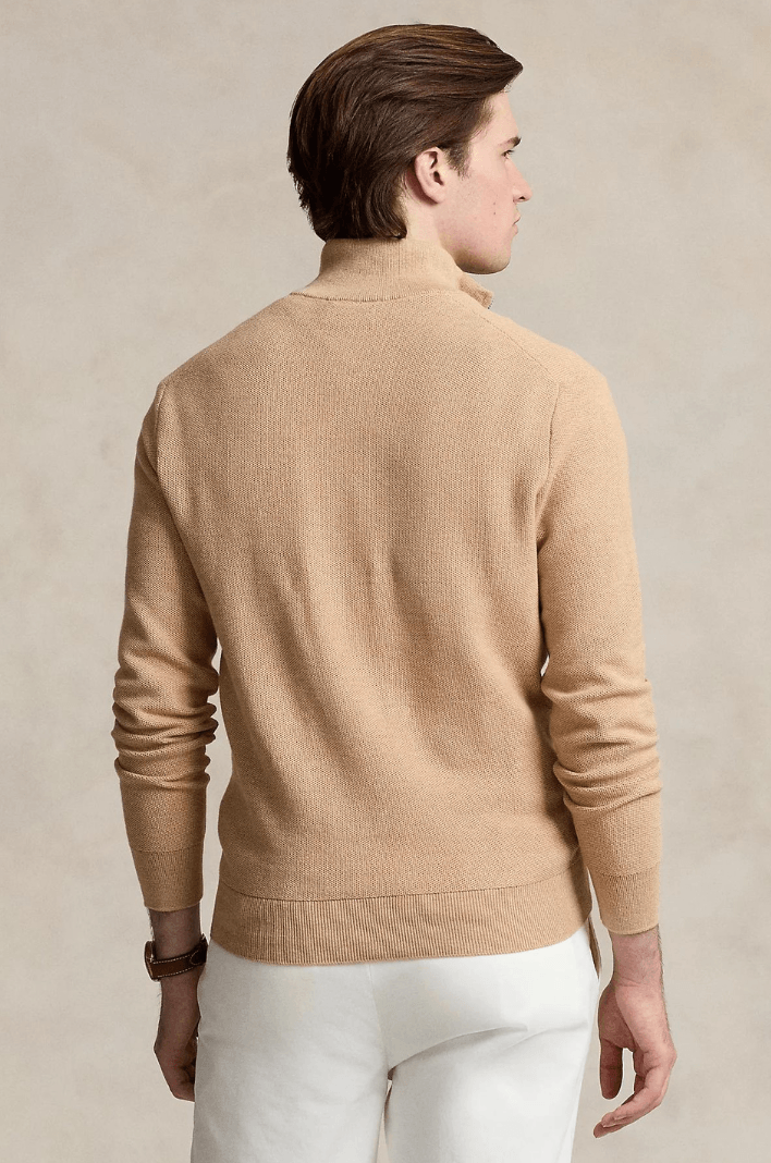 Pull camionneur Ralph Lauren marron