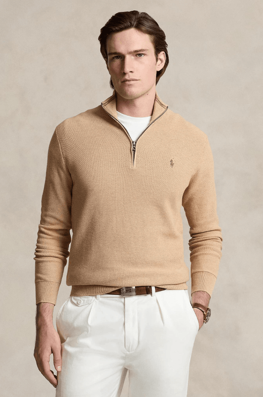 Pull camionneur Ralph Lauren marron