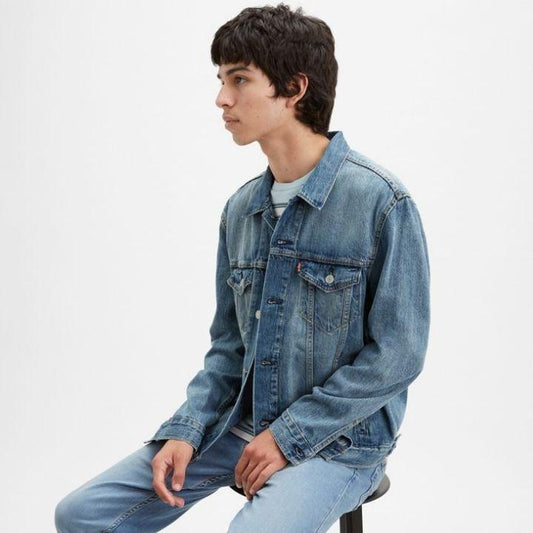 Veste en jeans Levi's® bleu clair coton