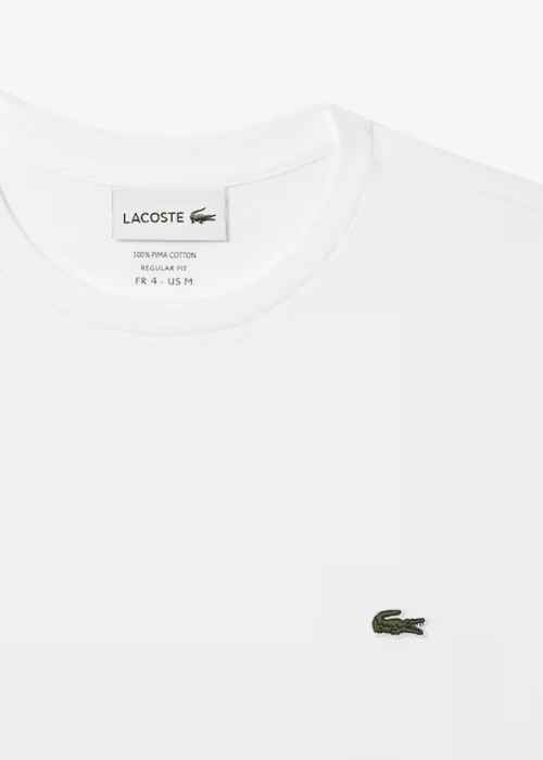 T-shirt Lacoste blanc