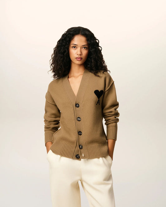 Cardigan Marron  En Laine