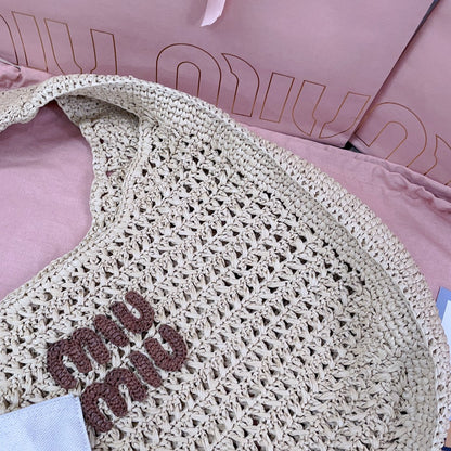 Miumiu - Crochet Hobo Bag