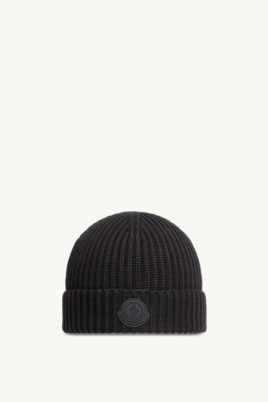 Moncler Bonnet en coton Noir