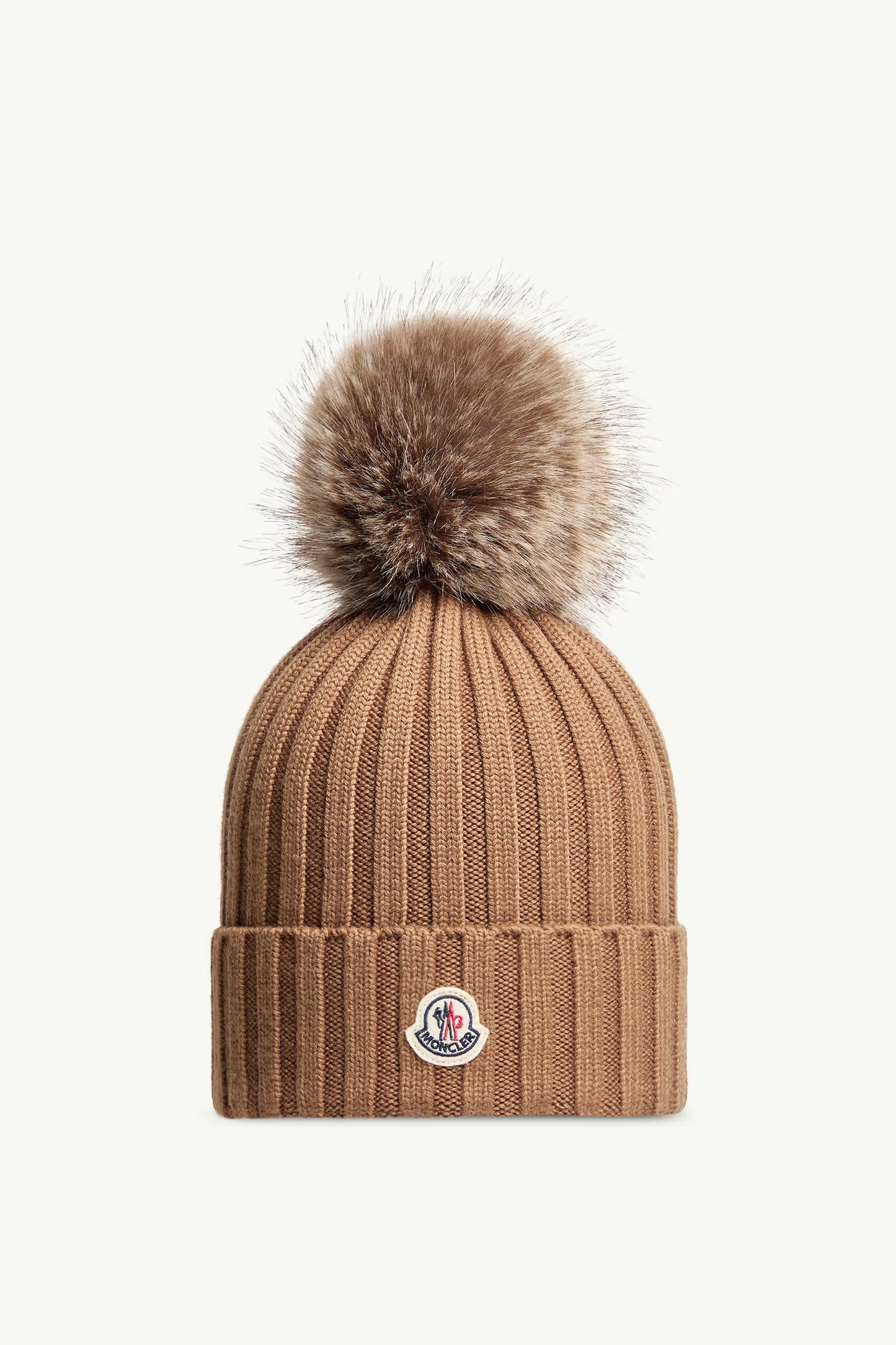 Moncler Bonnet pompon Caramel