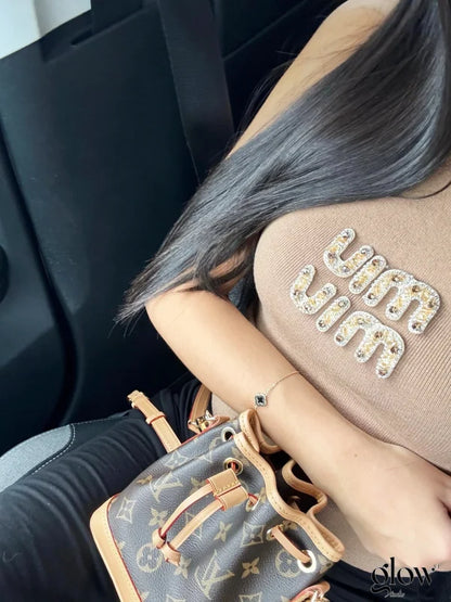 Debardeur Miu Miu Maron