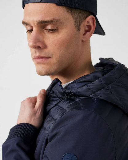Doudoune bimatière JOTT Paco - Marine