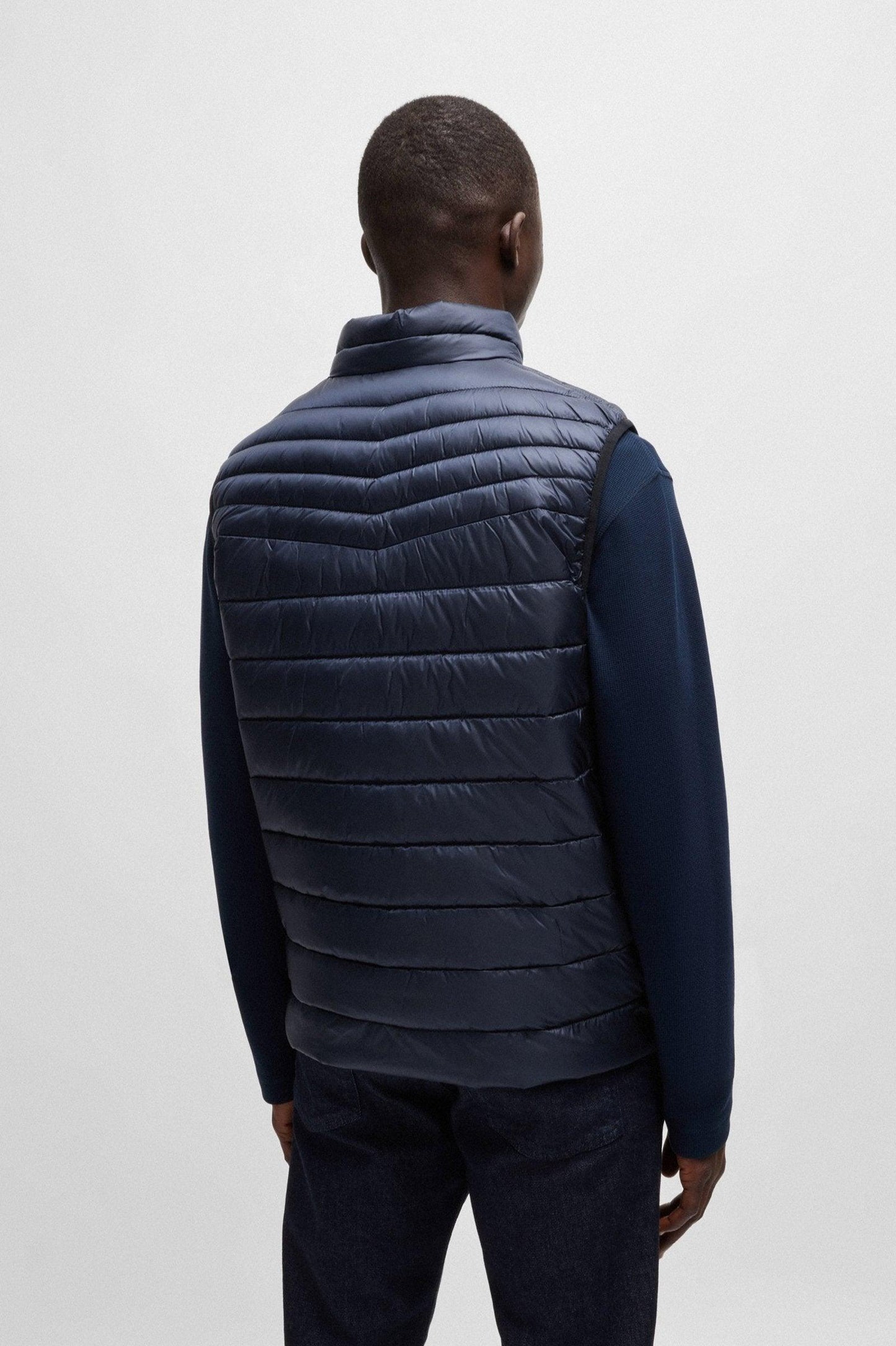 Doudoune sans manches BOSS marine