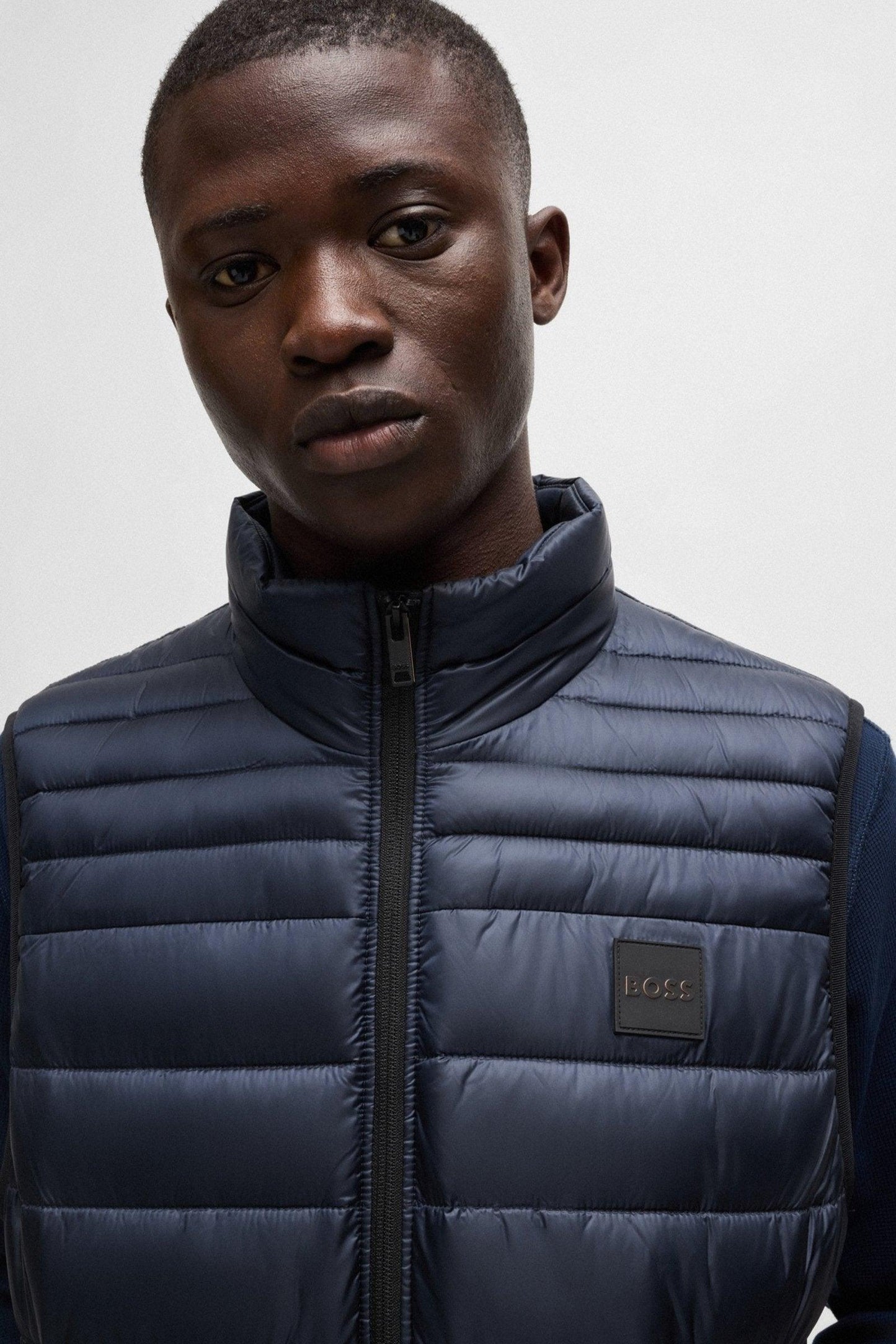 Doudoune sans manches BOSS marine