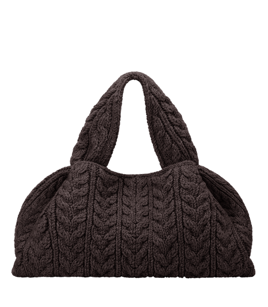 Numéro Neuf Large - Ébène Mérinos