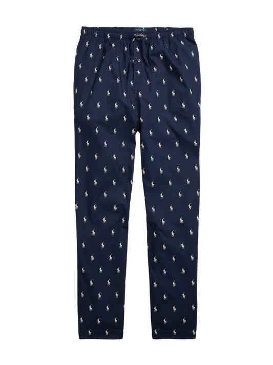 Pantalon de pyjama Poney Ralph Lauren marine