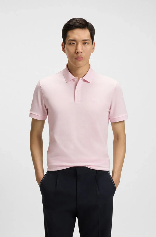 Polo BOSS rose clair