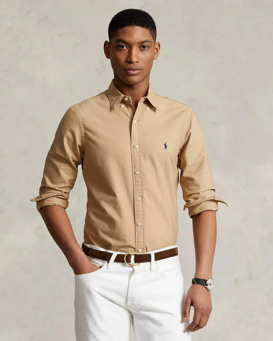 Chemise Ralph Lauren beige