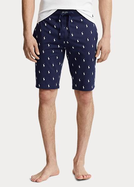 Short de pyjama poney Ralph Lauren marine