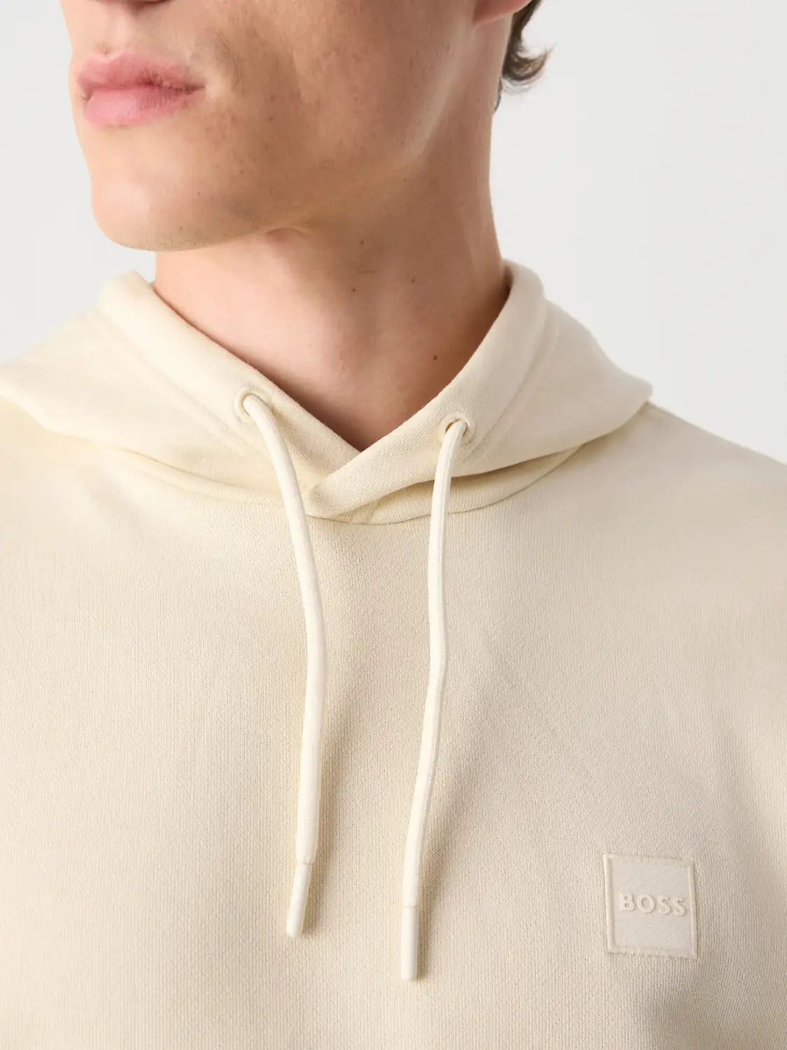 Sweat à capuche BOSS jaune