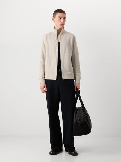 Sweat zippé BOSS beige