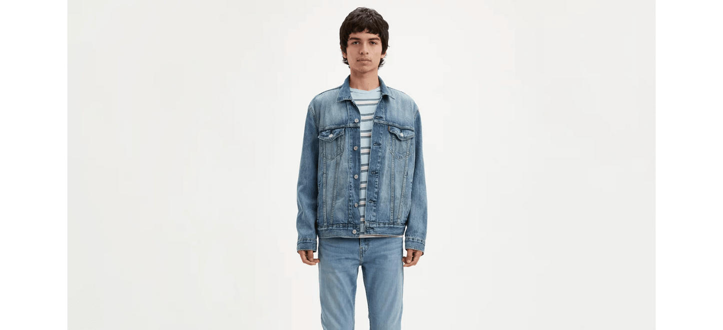 Veste en jeans Levi's® bleu clair coton
