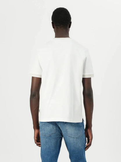 T-Shirt BOSS blanc en coton