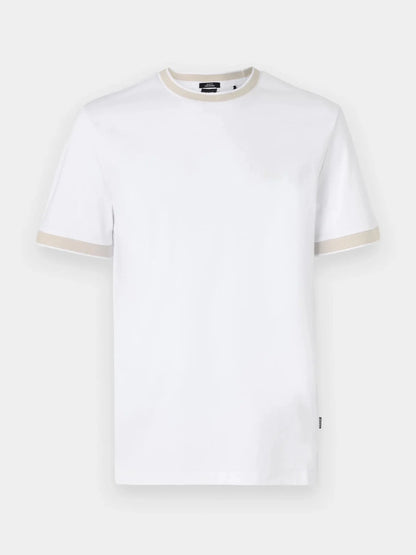 T-Shirt BOSS blanc en coton