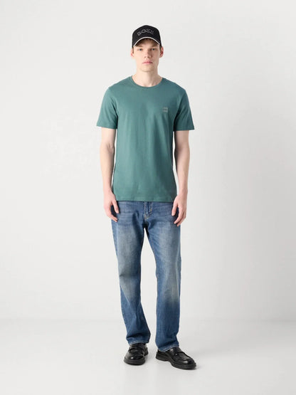 T-Shirt BOSS vert en coton