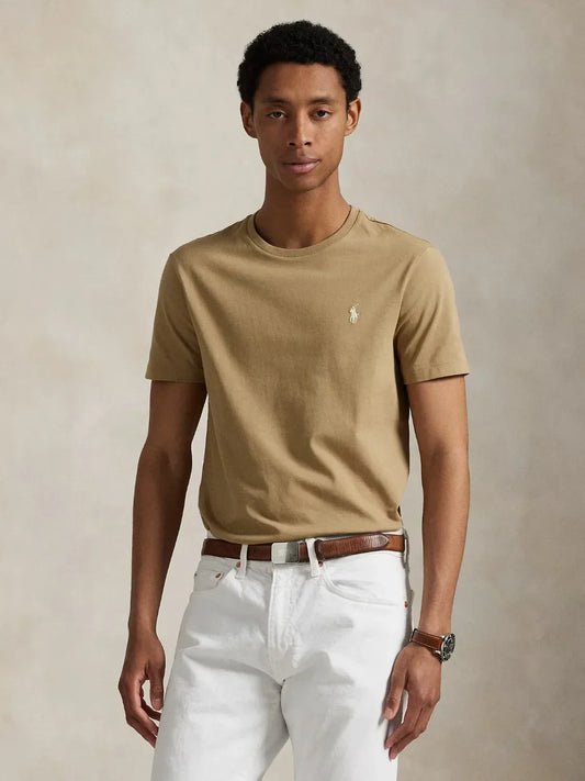 T-Shirt Ralph Lauren ajusté beige