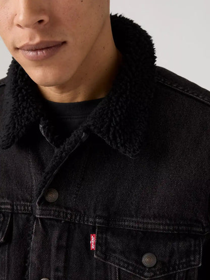 Veste sherpa Levi's noire