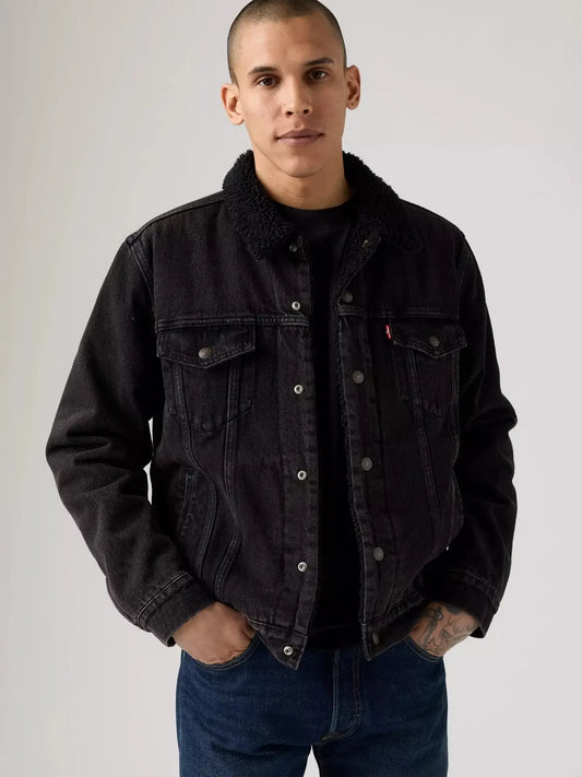 Veste sherpa Levi's noire