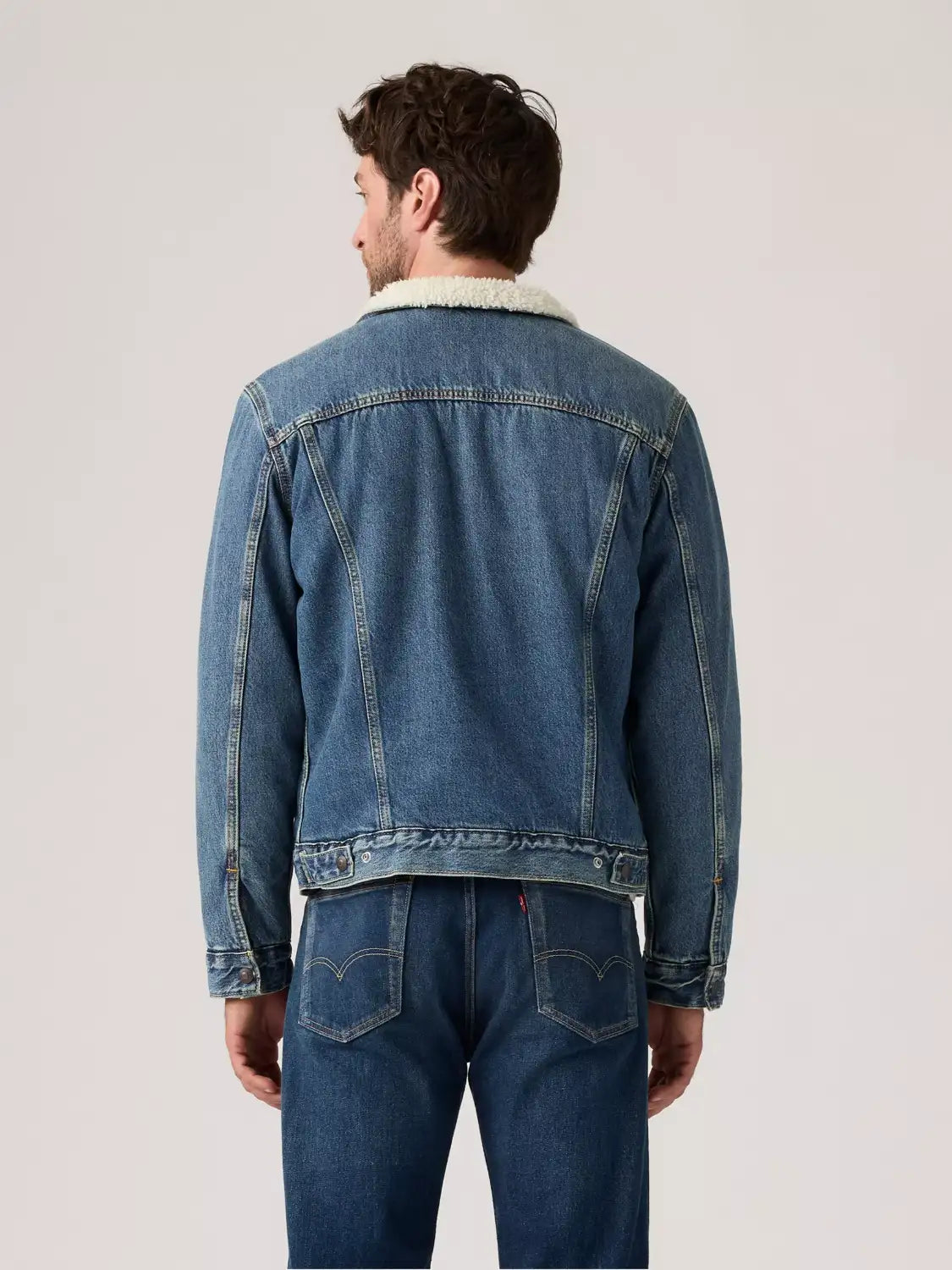 Veste sherpa Levi's bleue