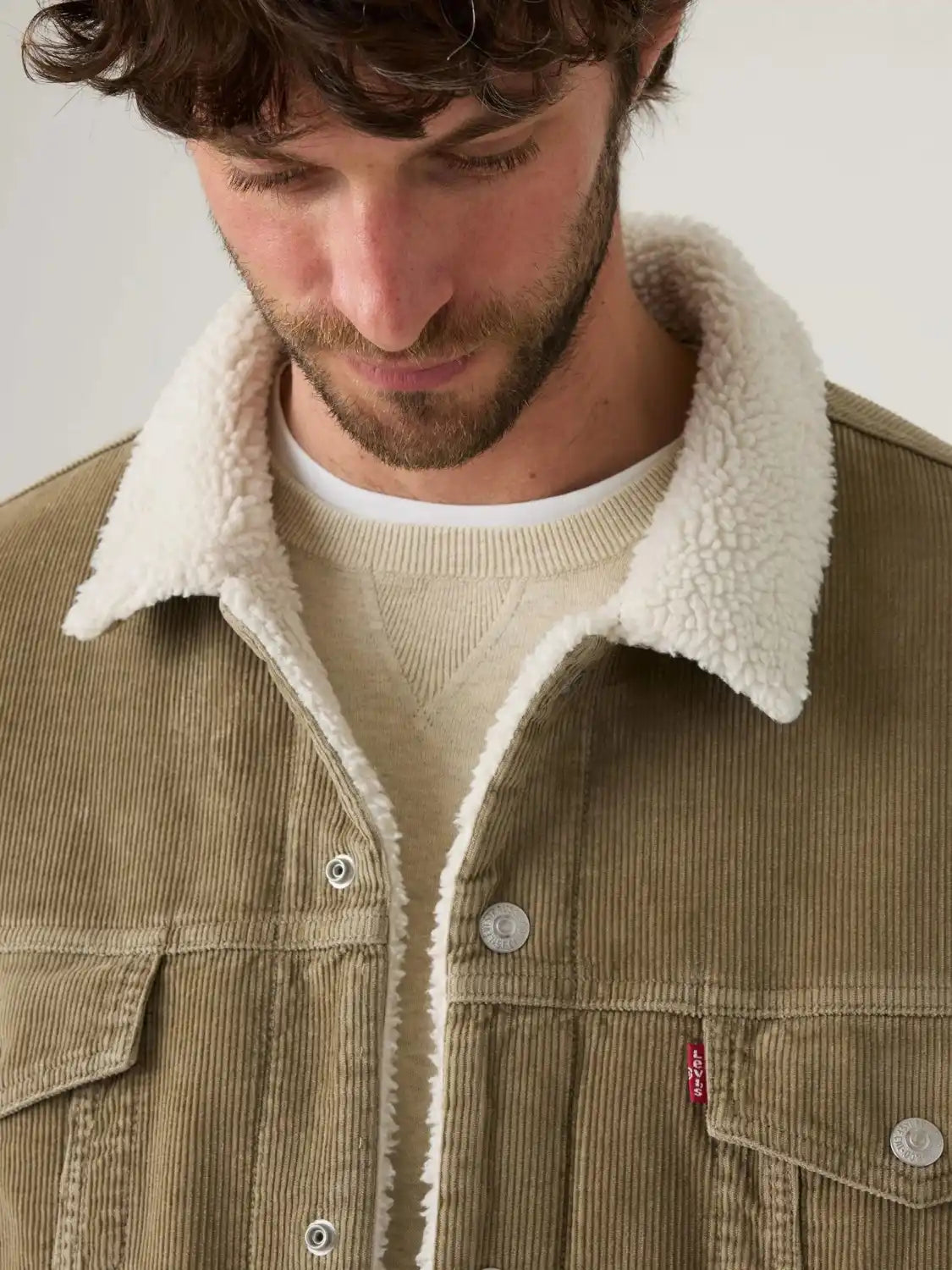 Veste sherpa Levi's beige
